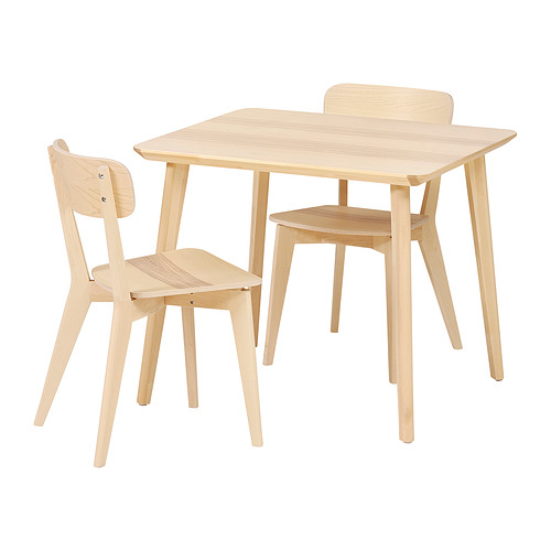 LISABO/LISABO - 一桌二椅, 實木貼皮 梣木/實木貼皮 梣木, 88 公分 | IKEA 線上購物 - PE927515_S4