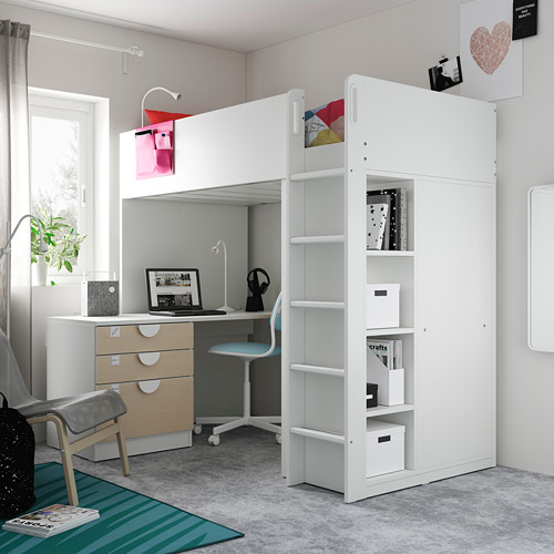 SMÅSTAD loft bed