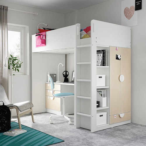 SMÅSTAD loft bed