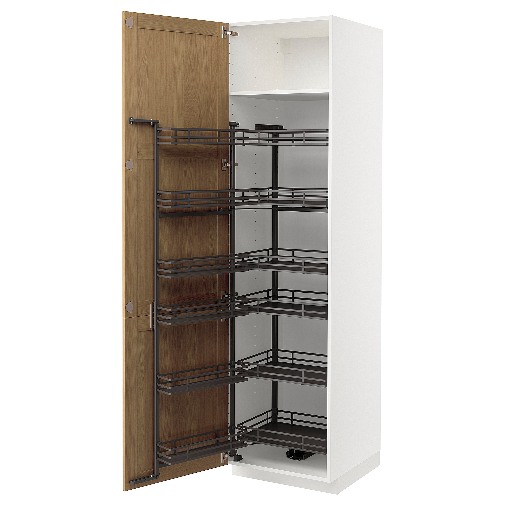 METOD high cabinet with pull-out larder