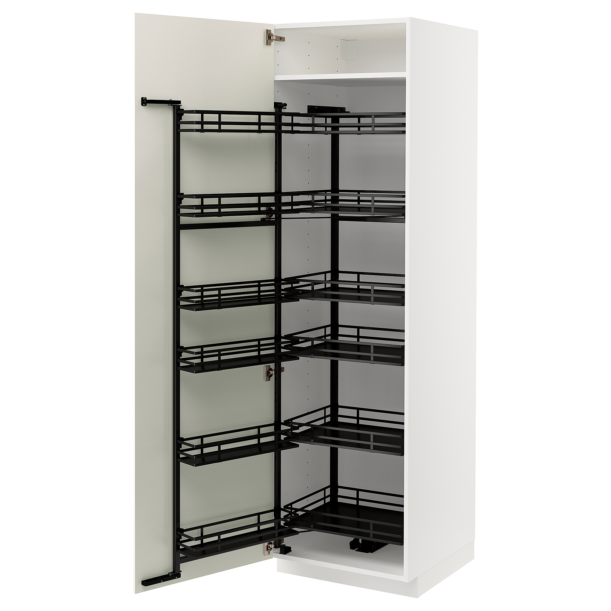 METOD high cabinet with pull-out larder