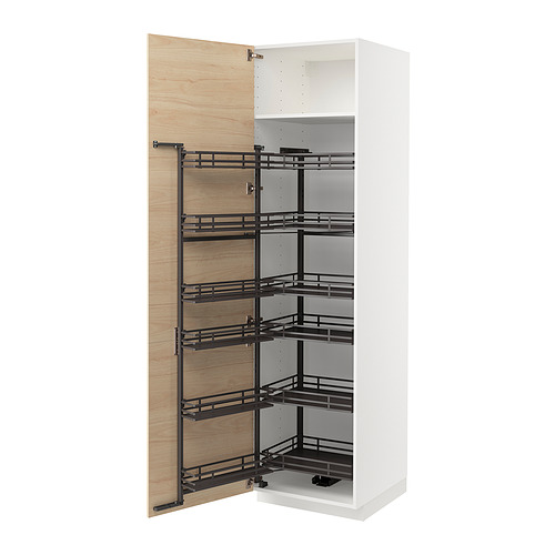 METOD high cabinet with pull-out larder