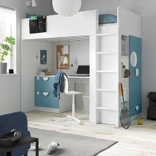 SMÅSTAD loft bed