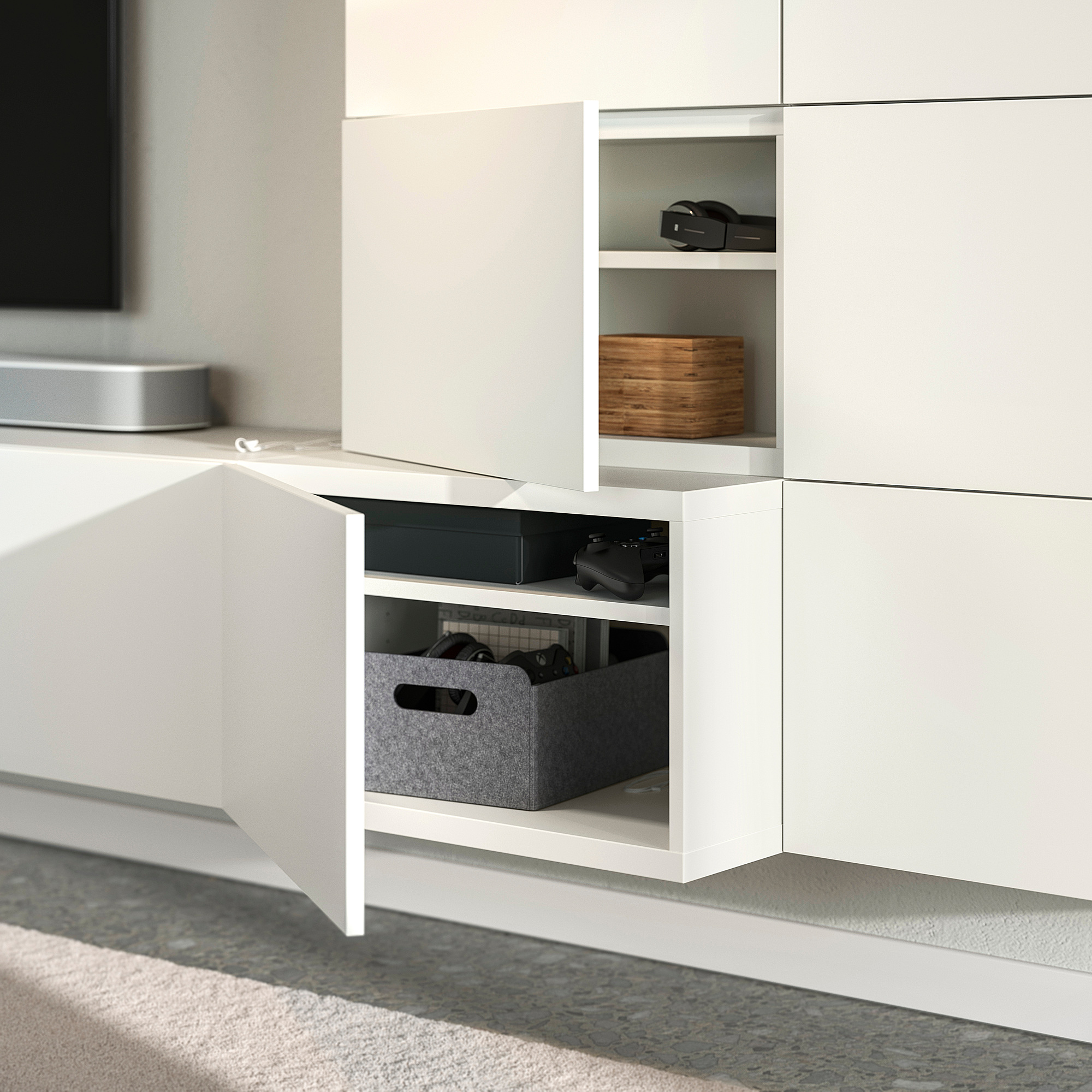 BESTÅ media storage combination