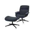 ÄLEBY armchair with footstool