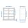 HAVSTA - 玻璃門櫃附踢腳板, 深棕色 透明玻璃 | IKEA 線上購物 - PE753607_S1