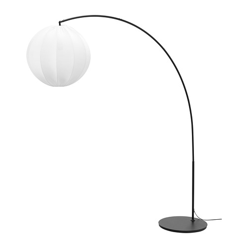 REGNSKUR/SKAFTET - floor lamp, arched, white/black | IKEA Taiwan Online - PE809473_S4