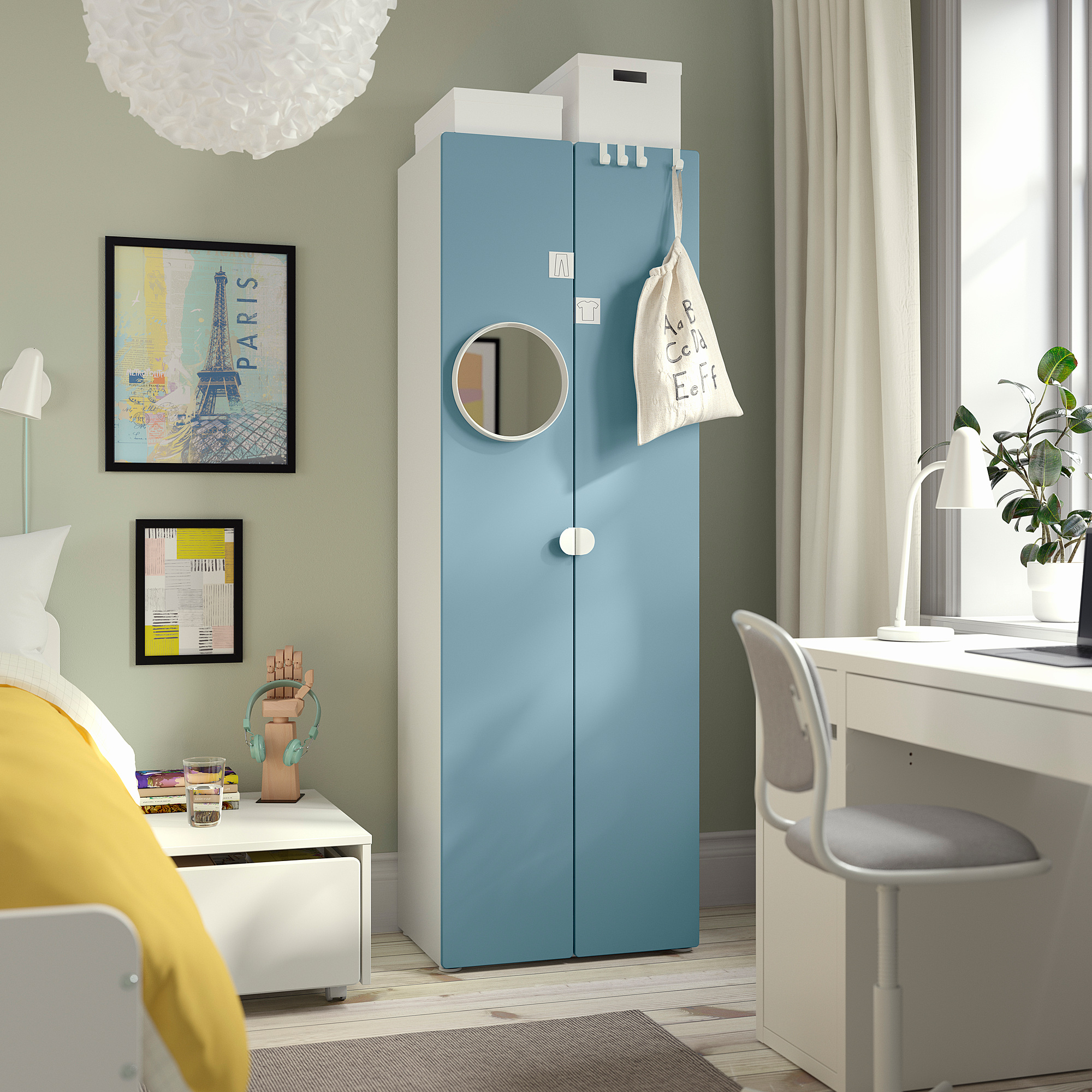 SMÅSTAD/PLATSA wardrobe