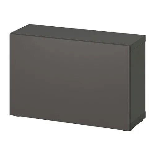 BESTÅ - 附門片層架組, 深灰色/Lappviken 深灰色, 60x22x38 公分 | IKEA 線上購物 - PE927688_S4