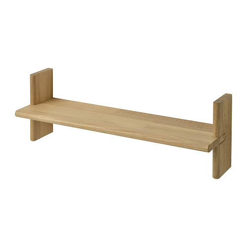 KLAVRESTRÖM - wall shelf, oak, 60x20 cm | IKEA Taiwan Online - PE956327_S4