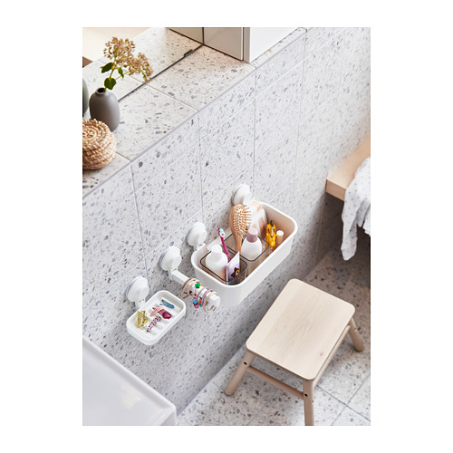 TISKEN - 香皂盤附吸盤, 白色 | IKEA 線上購物 - PH159606_S4