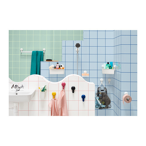 TISKEN - 毛巾架附吸盤, 白色 | IKEA 線上購物 - PH157376_S4