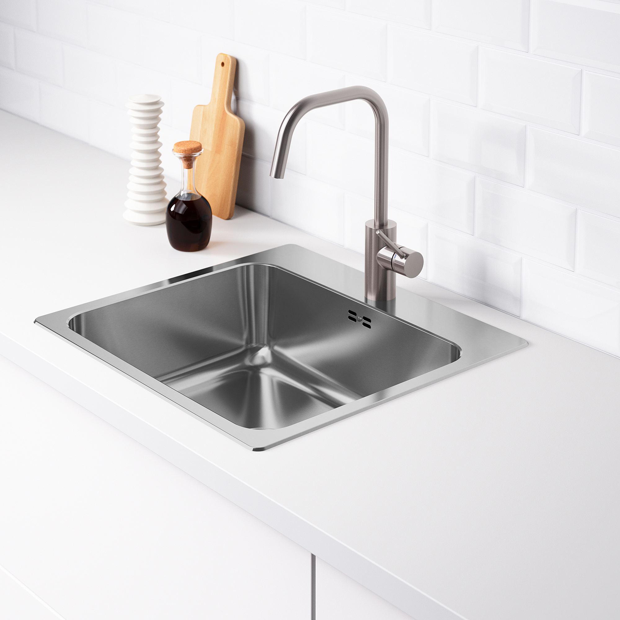Langudden 嵌入式單槽水槽 不鏽鋼 Ikea 線上購物