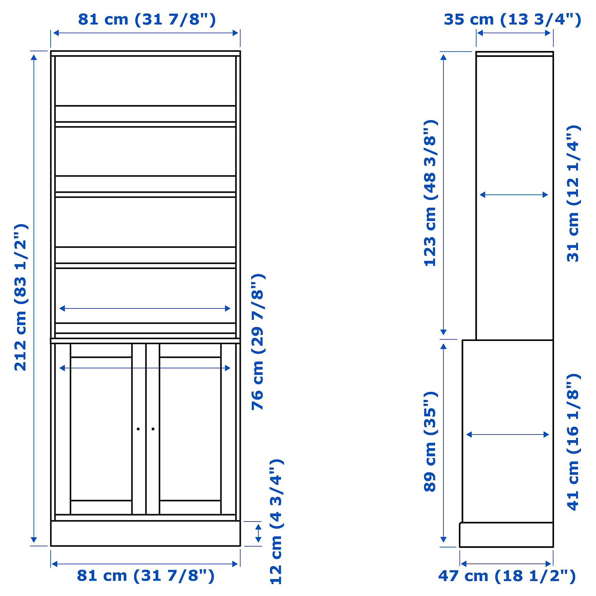 HAVSTA storage combination