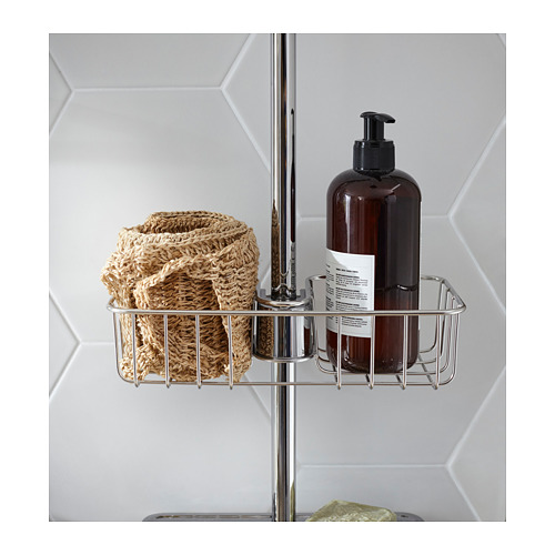 VOXNAN - 淋浴收納架, 鍍鉻 | IKEA 線上購物 - PH153836_S4