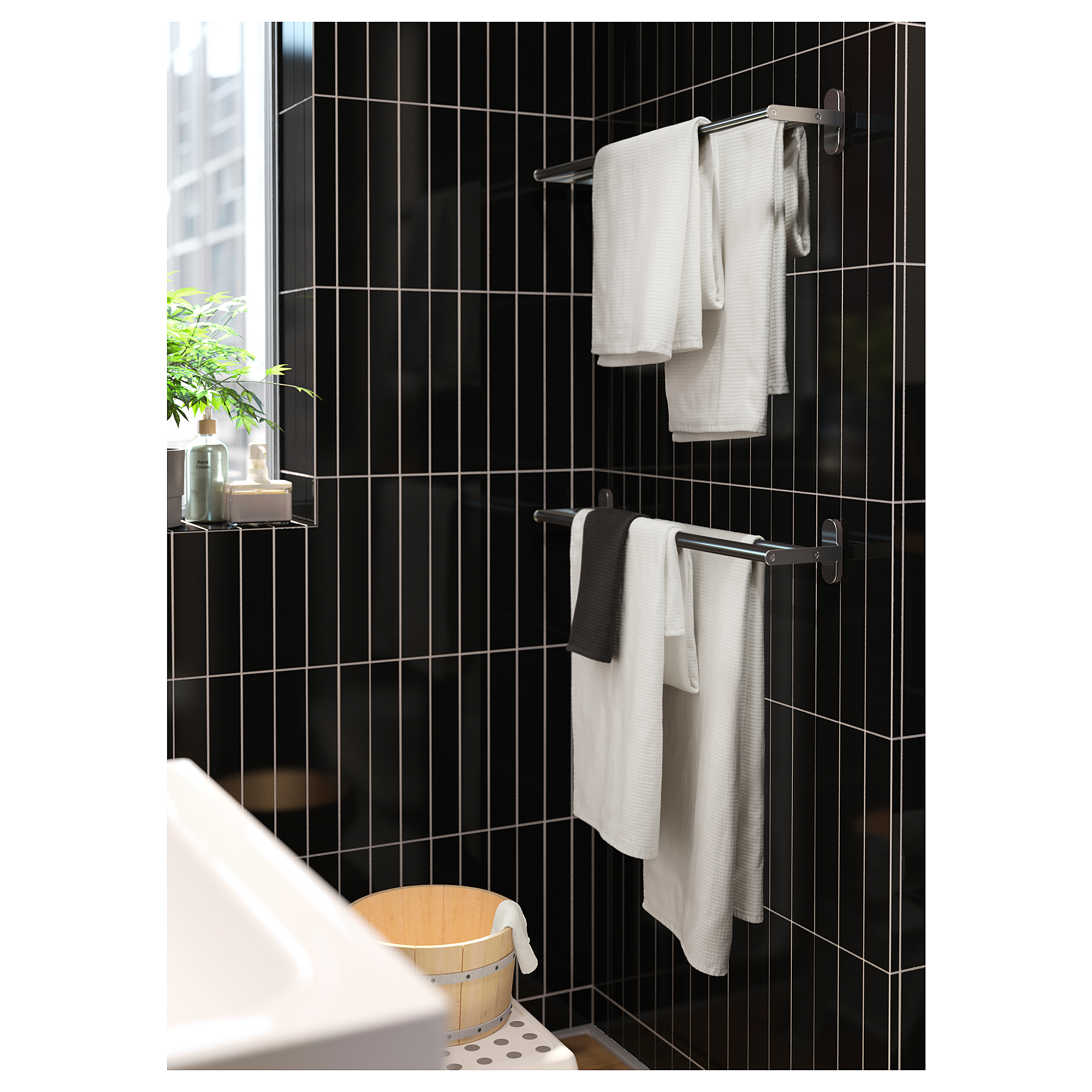 BROGRUND towel rail