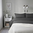 NATTJASMIN duvet cover and 2 pillowcases