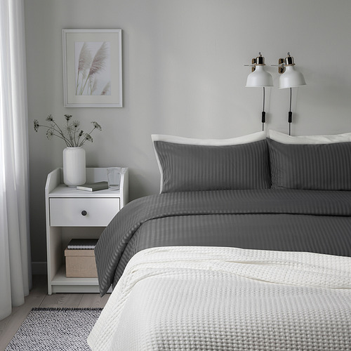 NATTJASMIN duvet cover and 2 pillowcases