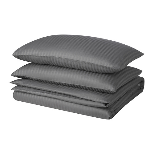 NATTJASMIN duvet cover and 2 pillowcases