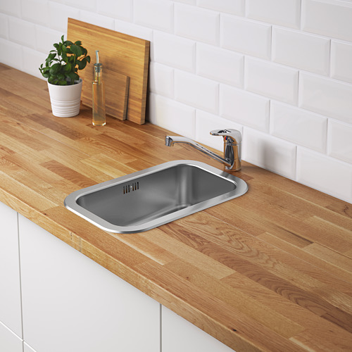 BOHOLMEN - inset sink, 1 bowl, stainless steel | IKEA Taiwan Online - PE659602_S4