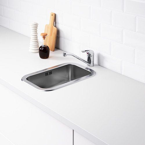BOHOLMEN - inset sink, 1 bowl, stainless steel | IKEA Taiwan Online - PE670960_S4