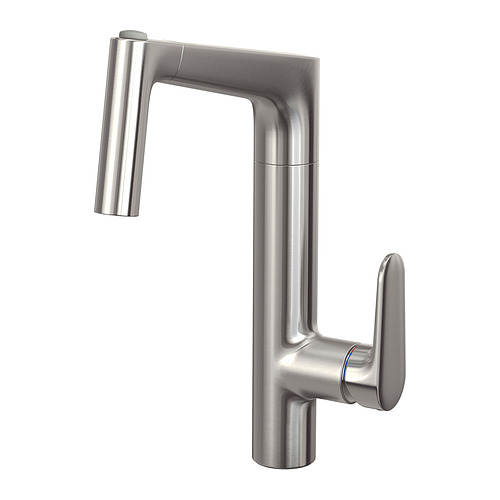 MAJSJÖN - kitchen mixer tap pull out w spray, stainless steel colour | IKEA Taiwan Online - PE995185_S4