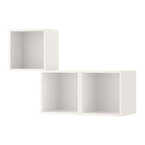 EKET - 上牆式收納櫃組合, 白色 | IKEA 線上購物 - PE713337_S4