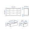 NORDLI 抽屜櫃/9抽