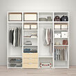 PLATSA wardrobe with 9 doors+3 drawers