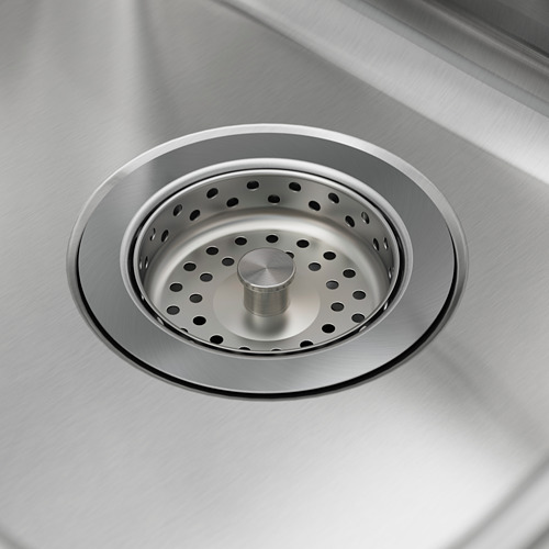 VATTUDALEN - inset sink, 1 bowl with drainboard, stainless steel | IKEA Taiwan Online - PE585288_S4
