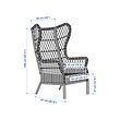 RISHOLMEN wing chair, in/outdoor