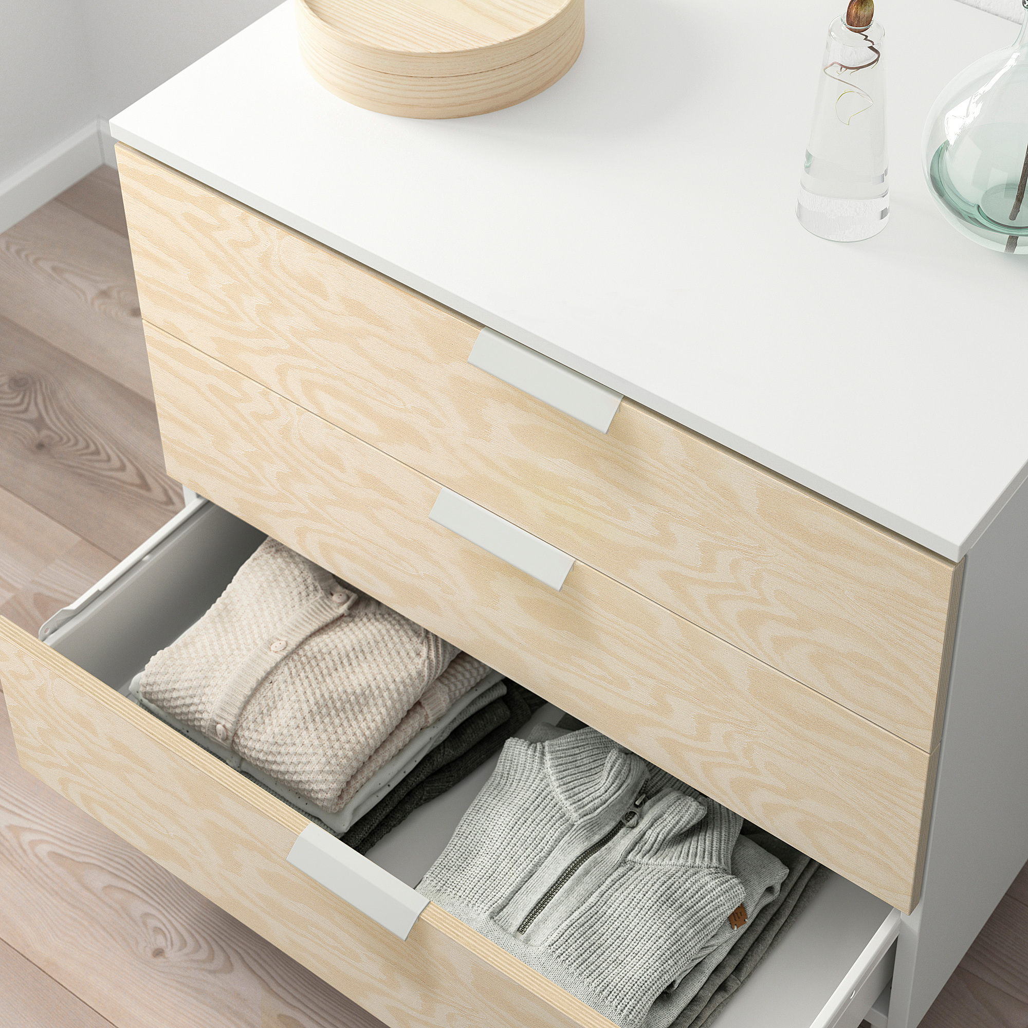 PLATSA chest of 3 drawers