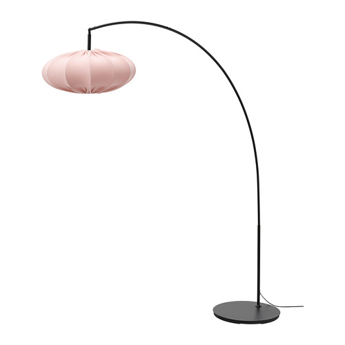 REGNSKUR/SKAFTET - floor lamp, arched, pink/black | IKEA Taiwan Online - PE809693_S4