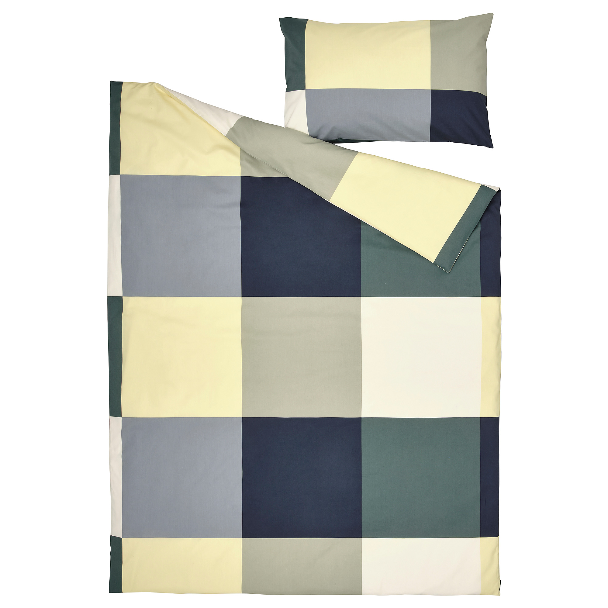 BRUNKRISSLA duvet cover and pillowcase