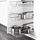 METOD - base cabinet with wire baskets, white/Sinarp brown | IKEA Taiwan Online - PE600449_S1