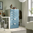 SMÅSTAD/PLATSA chest of 6 drawers