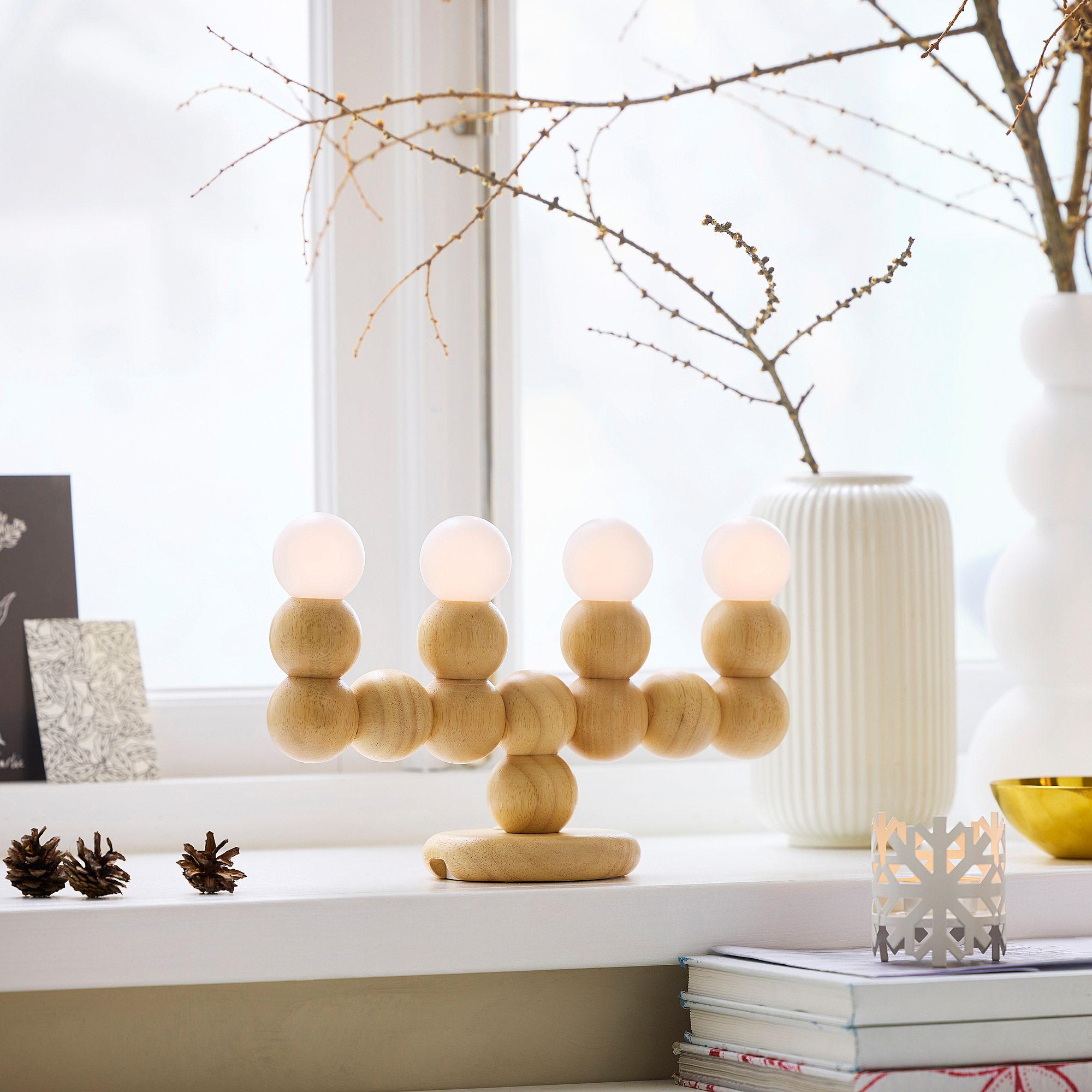 STRÅLA LED candelabra