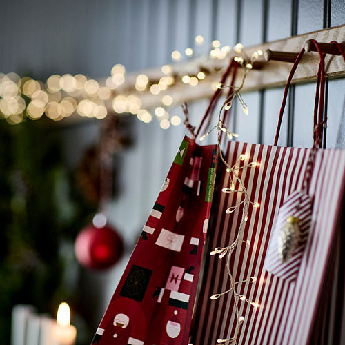 STRÅLA LED lighting chain with 160 lights