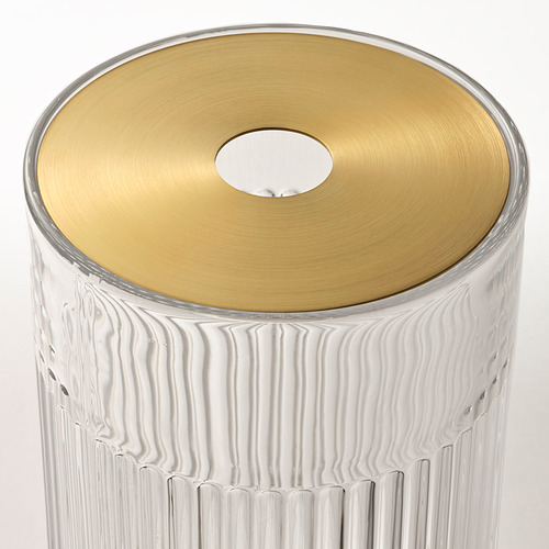 GRADVIS - 附金屬隔板花瓶, 透明玻璃/金色 | IKEA 線上購物 - PE852372_S4