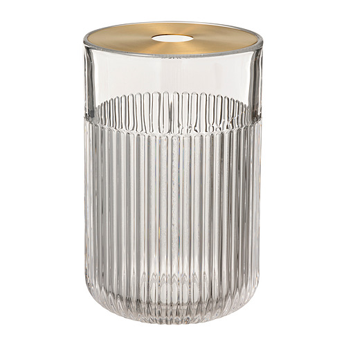 GRADVIS - 附金屬隔板花瓶, 透明玻璃/金色 | IKEA 線上購物 - PE852371_S4
