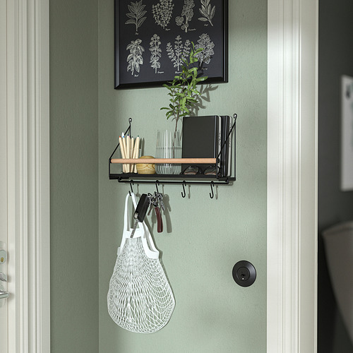 ÅKERBRUK wall organiser w hooks