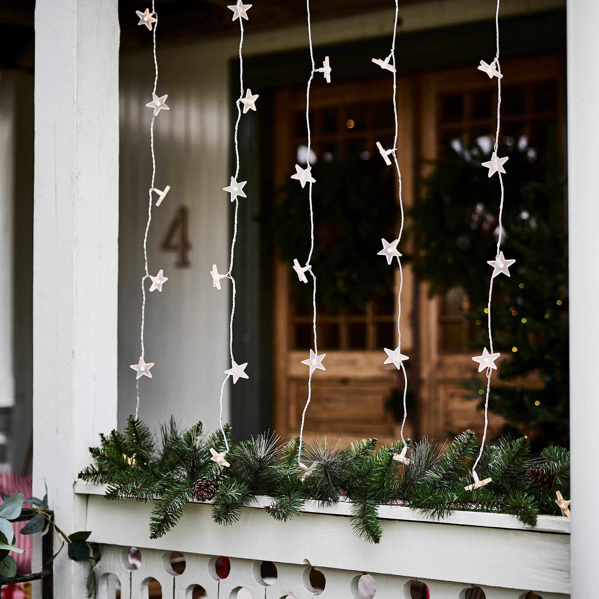 STRÅLA LED lighting curtain with 48 lights