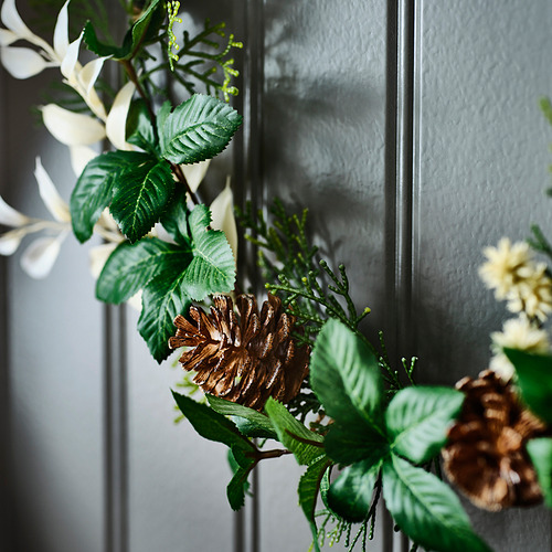 VINTERFINT 半圈式人造花環