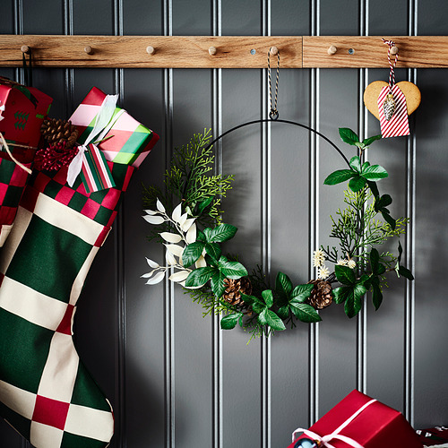 VINTERFINT 半圈式人造花環