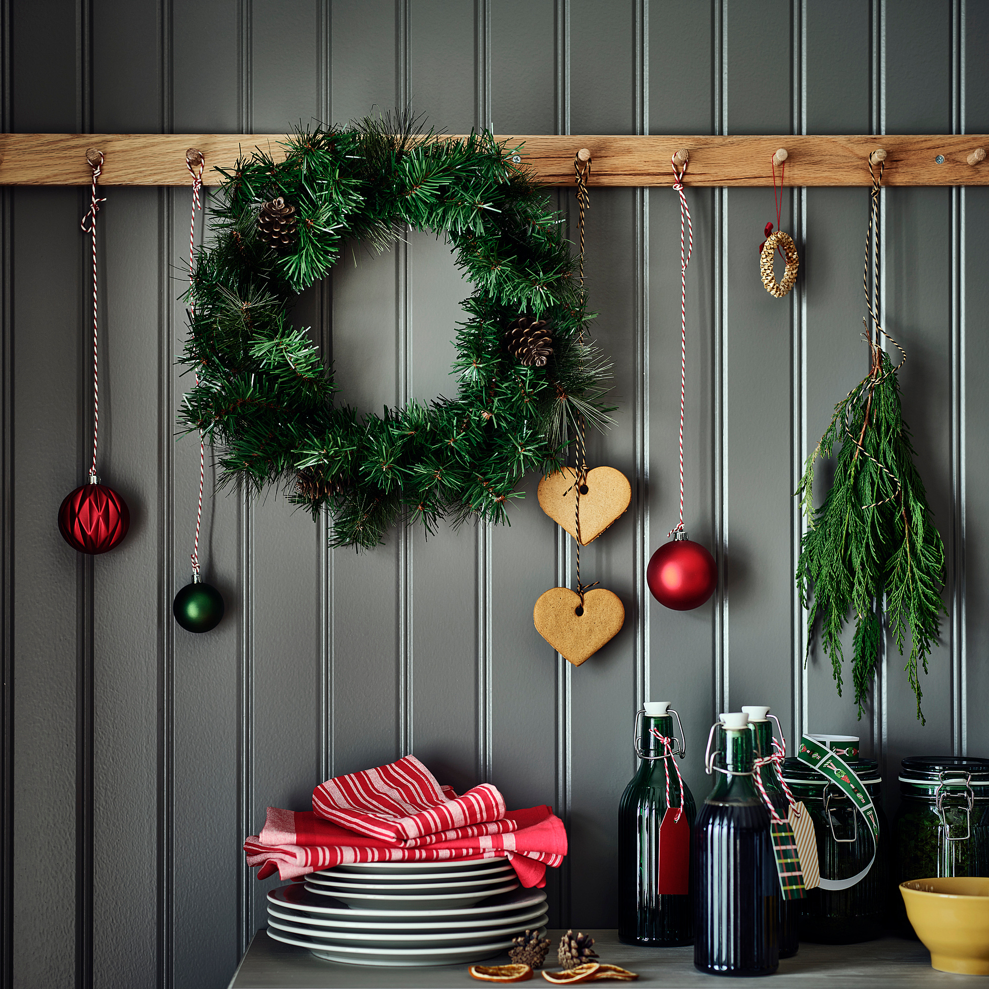 VINTERFINT artificial wreath