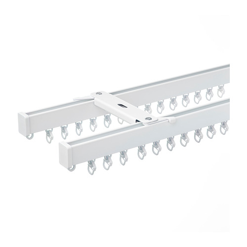 VIDGA - curtain track set f ceiling, 2 trck, white | IKEA Taiwan Online - PE957026_S4