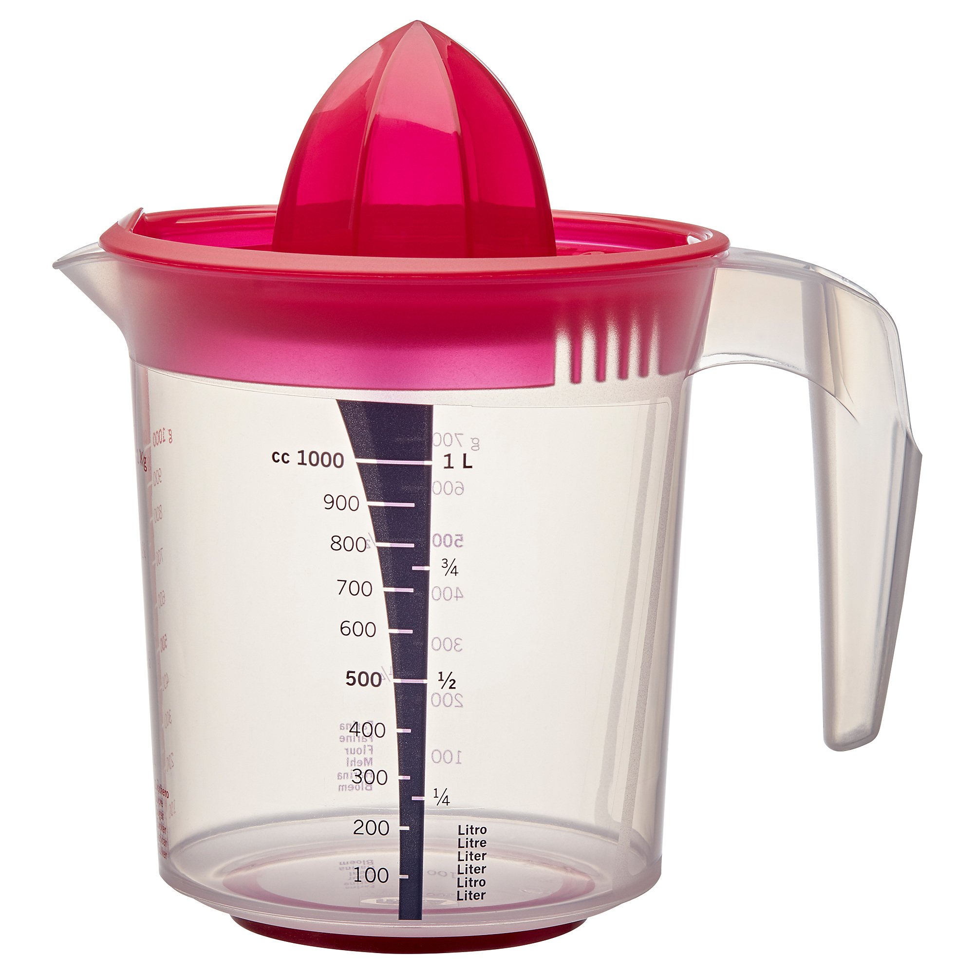 INFRIA jug with lid and citrus squeezer