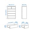 MALM chest of 6 drawers