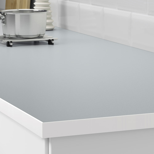 EKBACKEN - worktop, double-sided, with white edge light grey/white/laminate | IKEA Taiwan Online - PE607946_S4