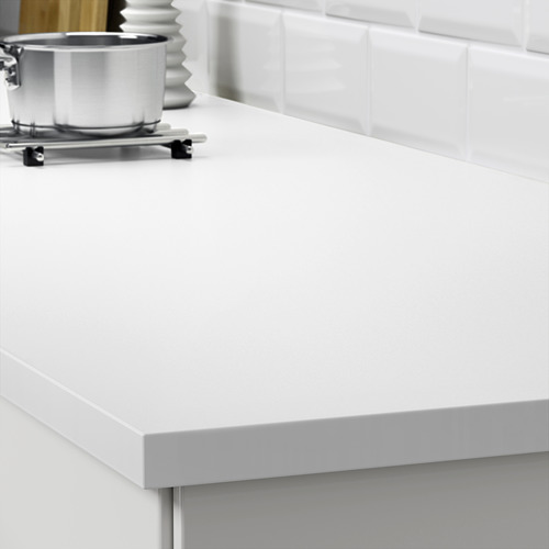 EKBACKEN - worktop, double-sided, with white edge light grey/white/laminate | IKEA Taiwan Online - PE607955_S4